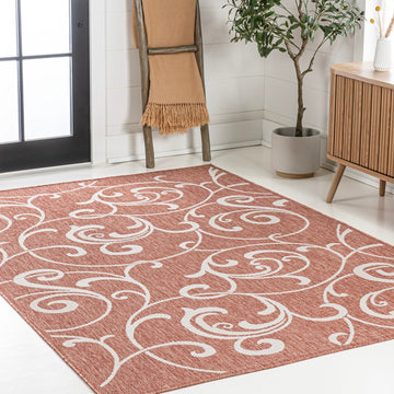 Maribel Traditional Classic All-Over Scroll Area Rug